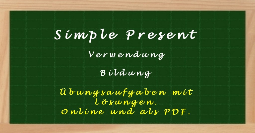 Simple Present übungen 5 Klasse Zum Ausdrucken englisch-nachhilfe-pforzheim.de